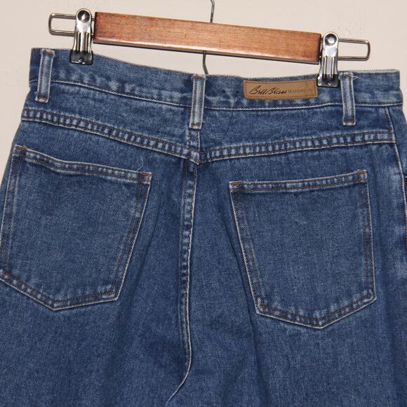 Vintage Bill Blass High Rise Tapered Mom Jeans Cotton Size 10 Short - Picture 5 of 6